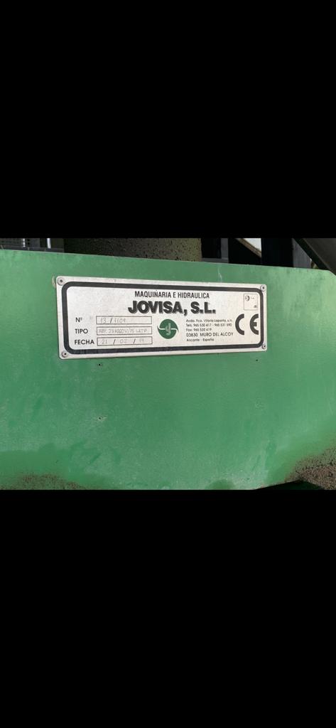 Prensa Papel Y cartón Jovisa JV 1000-75